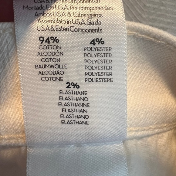 Mother The Rascal Crop Fray Jeans Cream Puffs - Picture 5 of 5